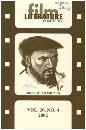 LITERATURE / FILM QUARTERLY magazine side cover Issue 120  Vol 30 # 4  2002
